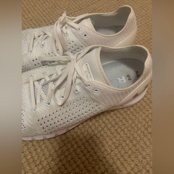 Men’s Running Training Athletic Shoe Size 13 Under Armour HOVR Sonic White Gold - Picture 9 of 11